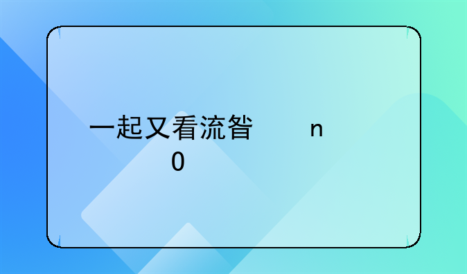 一起又看流星雨大结局剧情介绍！要详细点
